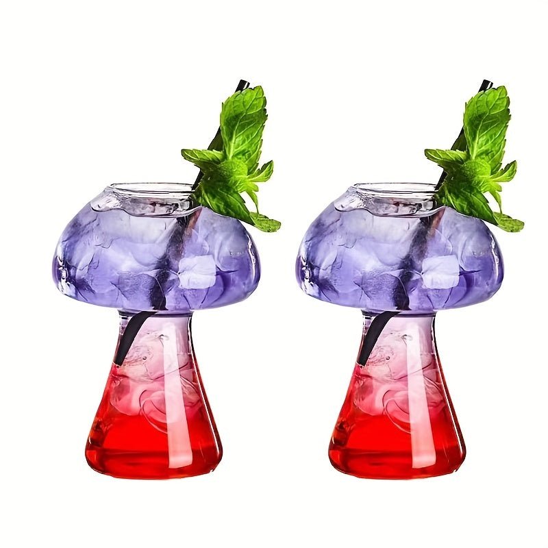 1pc, Mushroom Cocktail Glass, 270ml Clear Wine Glass, Creative Champagne Glasses, Drinking Cups, For Bar, Pub, Club, Restaurant, Home Use, Summer Drinkware Accessories - Le Coin Du Barman : Le Spécialiste Des Cocktails