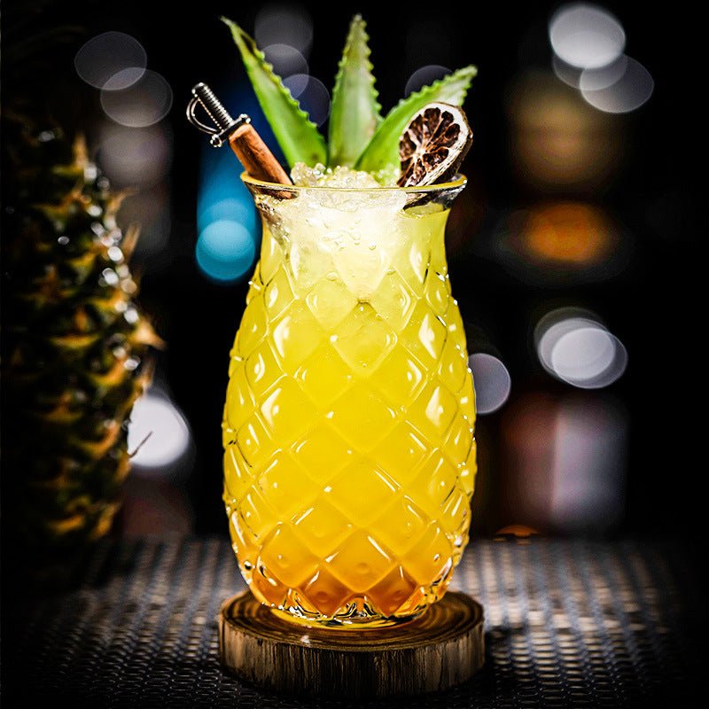 480ml Creative 3D Pineapple Cocktail Glass For Bar Club Home Party Sorbet Cup Office Milk Juice Glasses Smoothies Mugs Drinkware - Le Coin Du Barman : Le Spécialiste Des Cocktails