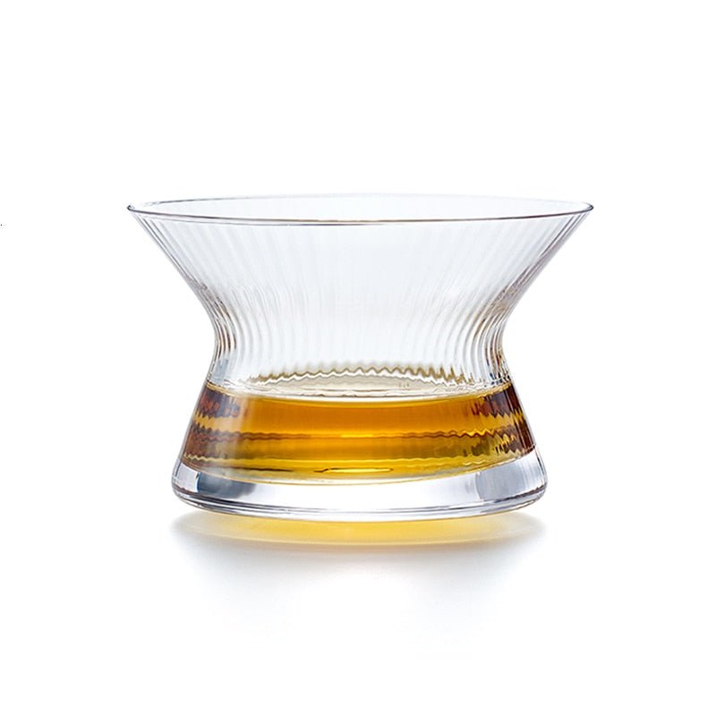 Japanese Edo Kiriko Whiskey Spin Glass Neat Bowl Collection Crystal Whisky Cup Cappie XO Brandy Snifter Limited Wooden Gift Box - Le Coin Du Barman : Le Spécialiste Des Accessoires Pour Cocktails
