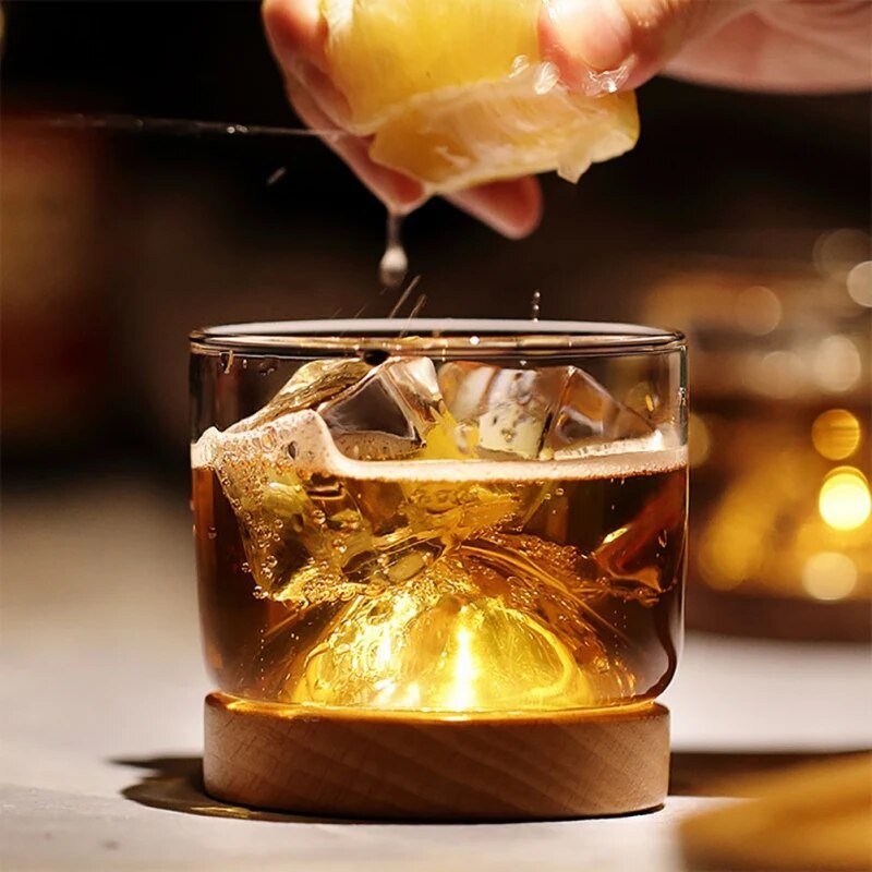 Verre à whisky avec support - Le Coin Du Barman : Le Spécialiste Des Cocktails
