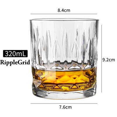 Verre à Whisky RippleGrid - Le Coin Du Barman : Le Spécialiste Des Accessoires Pour Cocktails